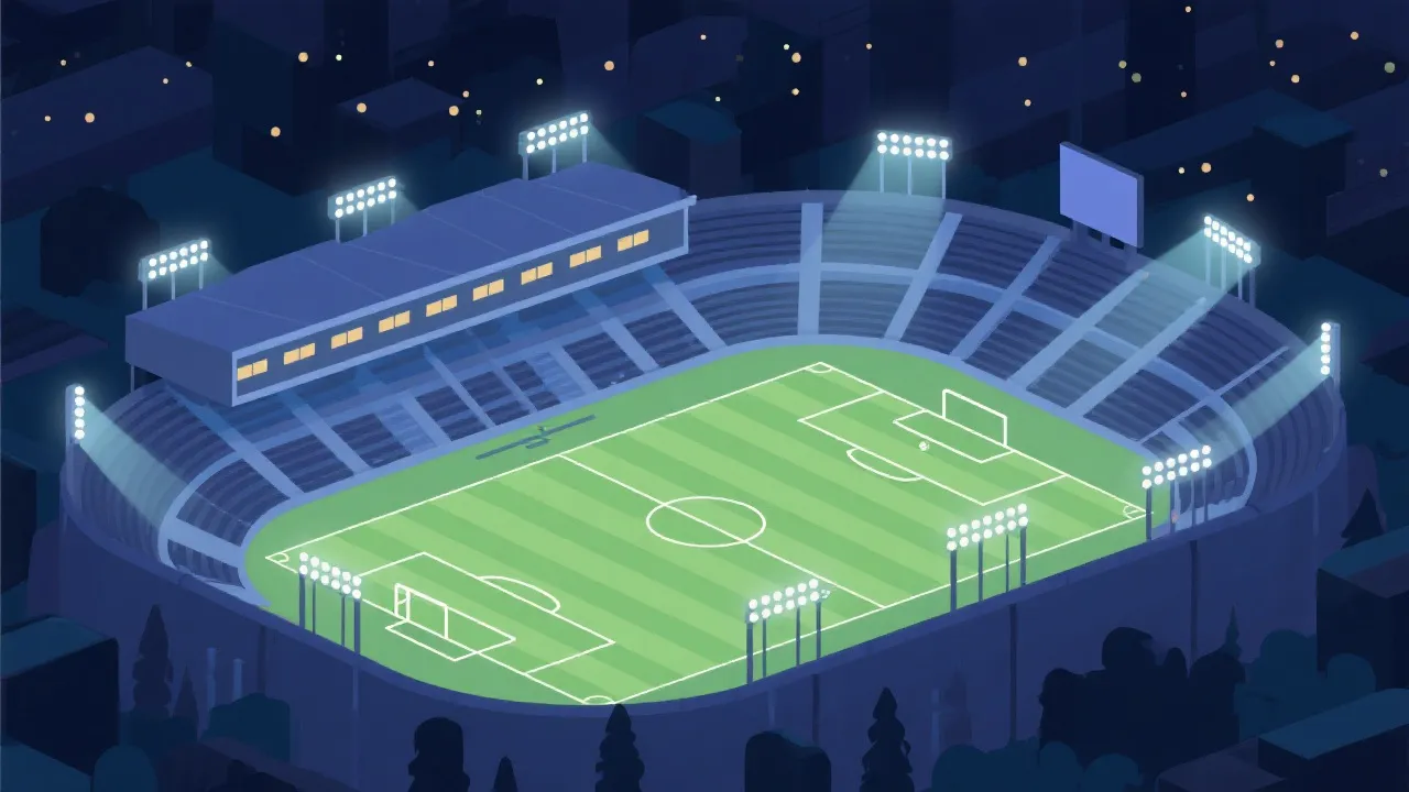 全景球场观赛示意