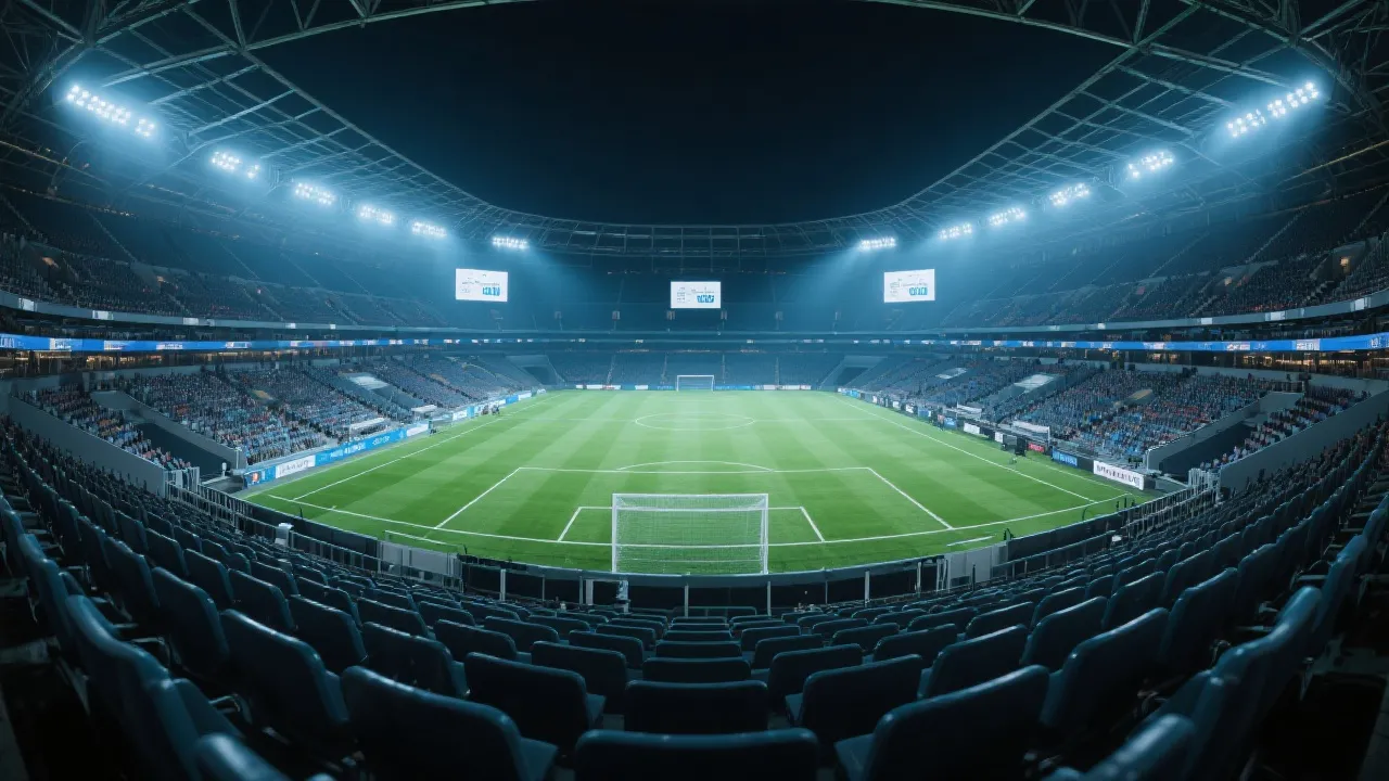 VR全景足球观赛示意图